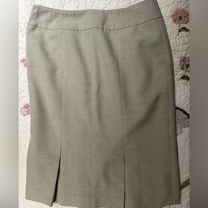 Classy straight skirt, work skirt with pleats
